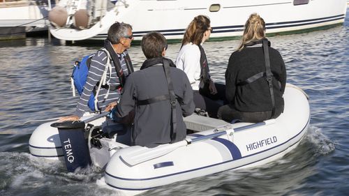 Надувная лодка c подвесным мотором - Roll Up 200 - HIGHFIELD BOATS - складная / открытая / из алюминия