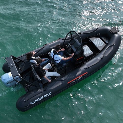 Профессиональный катер катер береговой охраны - 540 Coaster - HIGHFIELD BOATS - c подвесным мотором / из алюминия / надувная лодка с полужестким корпусом