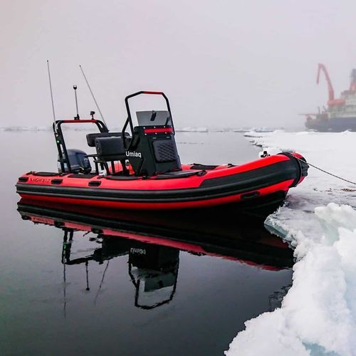Профессиональный катер катер береговой охраны - PA 500 - HIGHFIELD BOATS - рабочее судно / c подвесным мотором / надувная лодка с полужестким корпусом