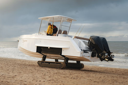Открытый катер c подвесным мотором - Fisher - Iguana Yachts - двухмоторный / корпус глиссирующего типа / с центральной консолью