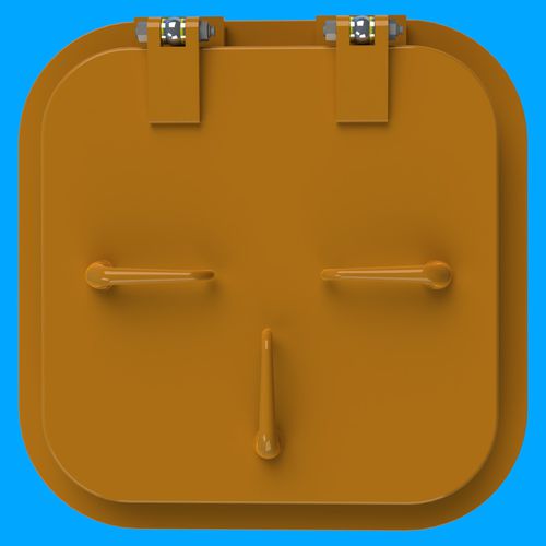 Палубный люк для катера - HWTPR series - Bofor Marine Products  - для яхты / квадратный / открывающийся