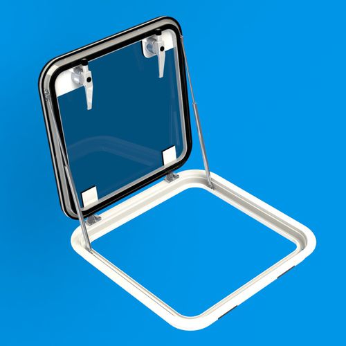 Палубный люк для судна - HFLAL - Bofor Marine Products  - для яхты / квадратный / заподлицо