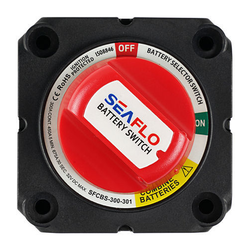Выключатель аккумулятора селектор - SFCBS-300-301 - SEAFLO