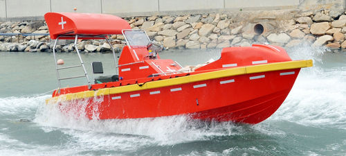 Профессиональный катер катер береговой охраны - HDFR600 / HDFR680 - Hyundai Lifeboats Co., Ltd.  - спасательное судно / с внутренним мотором / самовыпрямляющийся