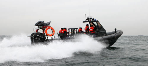 Профессиональный катер катер береговой охраны - Hyundai Lifeboats Co., Ltd.  - спасательное судно / c подвесным мотором / RIB