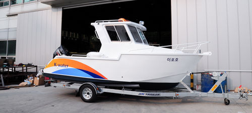 Профессиональный катер катер береговой охраны - Hyundai Lifeboats Co., Ltd.  - спасательное судно / рабочее судно / c подвесным мотором