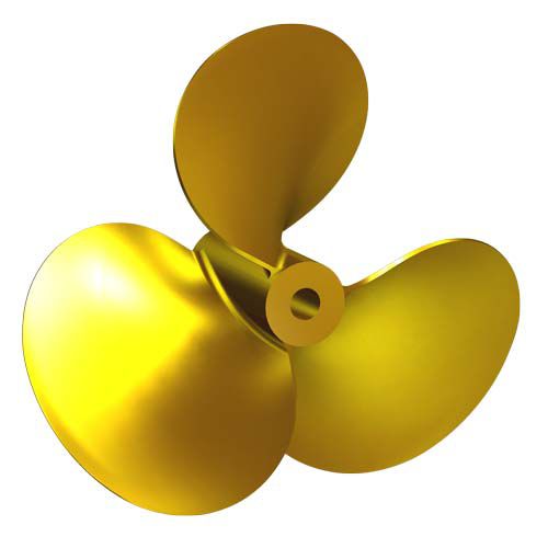 Гребной винт для катера - D11 - Italian Propellers S.r.l.  - с фиксированным шагом / вал винта / 3 лопасти