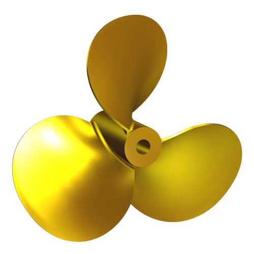 Гребной винт для катера - D9 - Italian Propellers S.r.l.  - с фиксированным шагом / вал винта / 3 лопасти