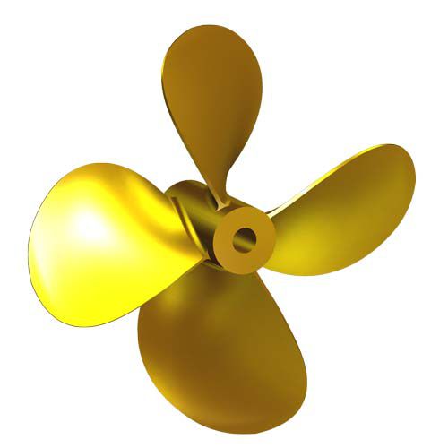 Гребной винт для катера - P8 - Italian Propellers S.r.l.  - с фиксированным шагом / вал винта / 4 лопасти
