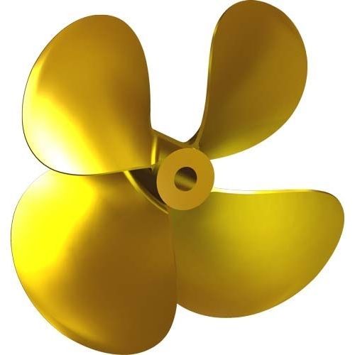 Гребной винт для катера - PV12 - Italian Propellers S.r.l.  - с фиксированным шагом / вал винта / 4 лопасти