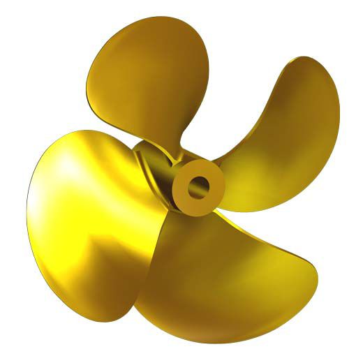 Гребной винт для катера - SH12 - Italian Propellers S.r.l.  - с фиксированным шагом / вал винта / 4 лопасти