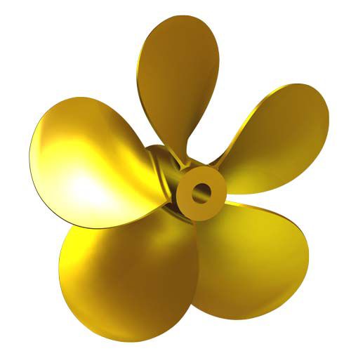 Гребной винт для катера - MC13 - Italian Propellers S.r.l.  - с фиксированным шагом / вал винта / 5 лопастей