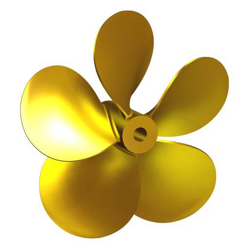 Гребной винт для катера - MC14 - Italian Propellers S.r.l.  - с фиксированным шагом / вал винта / 5 лопастей