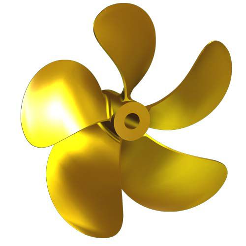 Гребной винт для катера - SFM10 - Italian Propellers S.r.l.  - с фиксированным шагом / вал винта / 5 лопастей