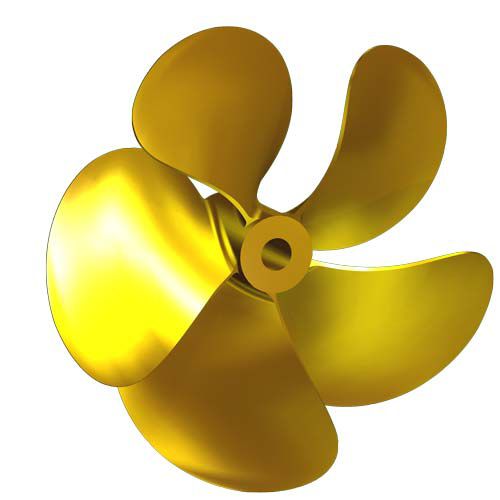 Гребной винт для катера - SFM15 - Italian Propellers S.r.l.  - с фиксированным шагом / вал винта / 5 лопастей