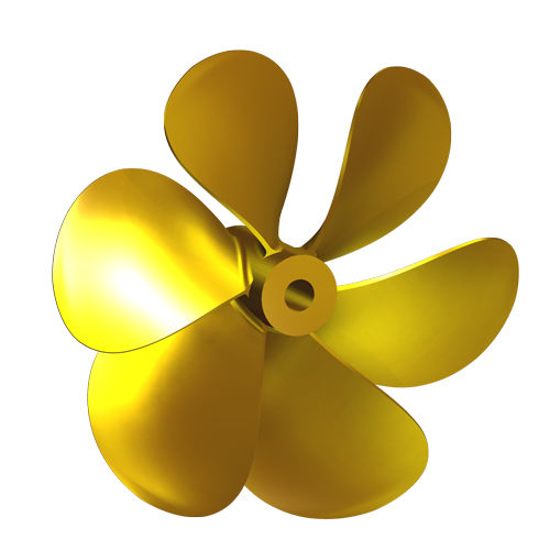 Гребной винт для катера - FV14 - Italian Propellers S.r.l.  - с фиксированным шагом / вал винта / 6 лопастей