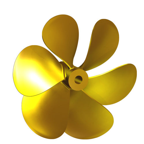 Гребной винт для катера - FV15 - Italian Propellers S.r.l.  - с фиксированным шагом / вал винта / 6 лопастей