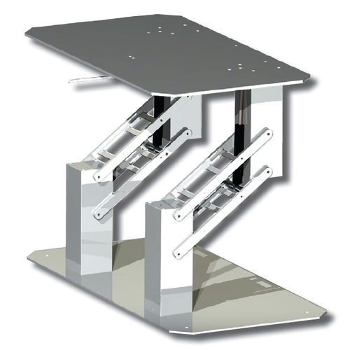 Телескопическая ножка стола - DOUBLE QUADRATICA - Metalstyle Srl - регулируемая / из алюминия