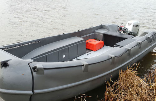 Ботик c подвесным мотором - 455 - WHALY BOATS  - открытый / с боковой консолью / для досуга