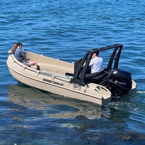 Ботик c подвесным мотором - 435 - WHALY BOATS  - открытый / с центральной консолью / полученный ротоформовкой