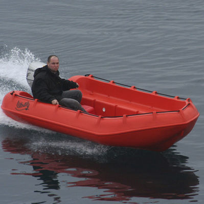 Ботик c подвесным мотором - 370 - WHALY BOATS  - открытый / с боковой консолью / для спортивной рыбалки