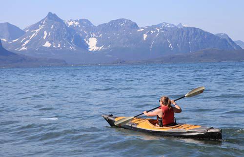 Складной каяк - PUFFIN SACO - Pakboats/ScanSport, Inc. - для рыбной ловли / для взрослых / 2 места