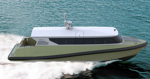 Профессиональный катер водное такси - 42 WT - ARES Shipyard - с внутренним мотором / из композита