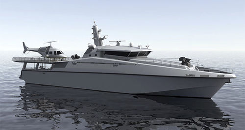 Специальное судно для ведения наблюдения - 150 SAT - ARES Shipyard - из алюминия