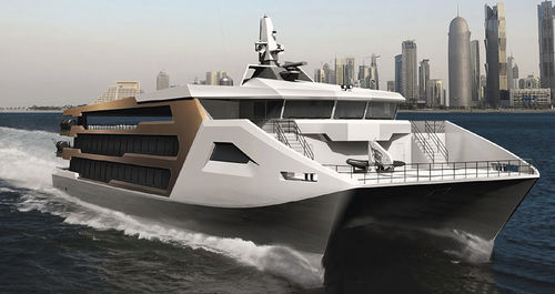 Пассажирский паром катамаран - 200 CF - ARES Shipyard - сталь / прибрежный