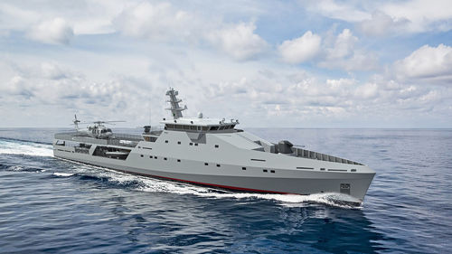 Специальное судно для наблюдения offshore - 66 OPV - ARES Shipyard - из стали