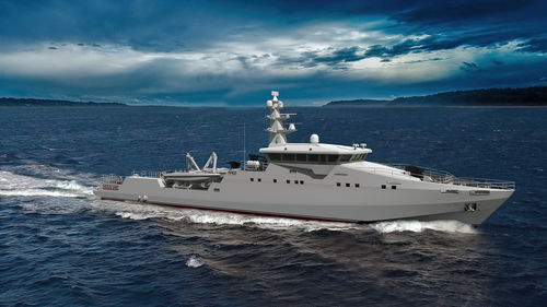 Специальное судно для наблюдения offshore - 53 OPV - ARES Shipyard - из стали / гибридное