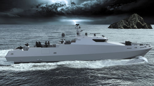 Специальное судно для ведения наблюдения - 55 FAC - ARES Shipyard - из стали