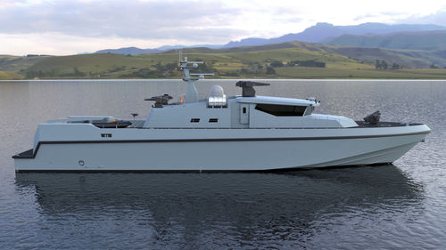 Специальное судно для ведения наблюдения - 115 SAT - ARES Shipyard - из алюминия