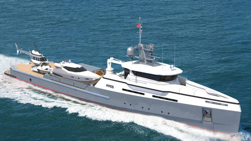 Специальное судно опоры для яхт - 56 YSV - ARES Shipyard - из стали