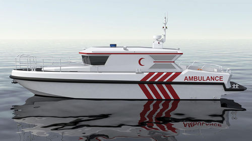 Профессиональный катер катер скорой помощи - 44 - ARES Shipyard - с внутренним мотором / из алюминия