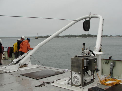 Грузовая стрела для корабля для судна - PORTABLE   - Allied Marine Crane