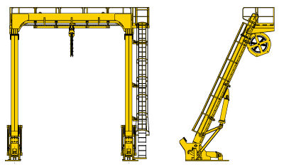 Грузовая стрела для корабля для судна - FIXED   - Allied Marine Crane