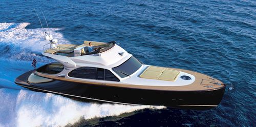 Круизная моторная яхта - Legend 56 Fly - Seven Seas Yachts - с флайбриджем / корпус глиссирующего типа