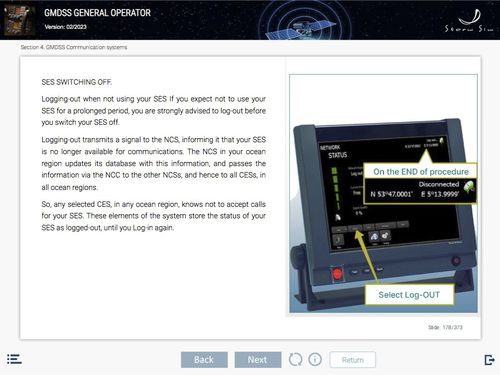 Программное обеспечение связи - GMDSS General operator - STORM SIM - ELM / для судна