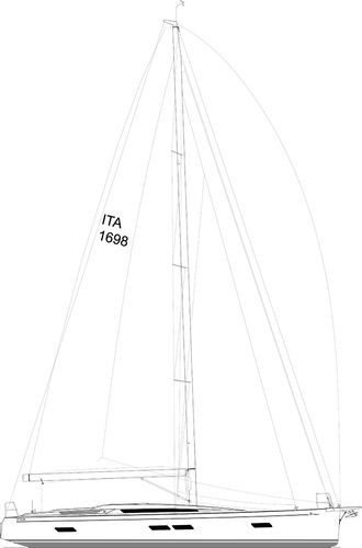 Круизная парусная яхта - 16.98 - Italia Yachts - 3 каюты / с открытым кокпитом / двойной штурвал
