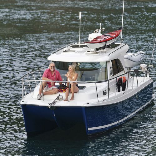 Быстроходный катер катамаран - C107 - Aspen Power Catamarans - c подвесным мотором / двухмоторный / с рулевой рубкой