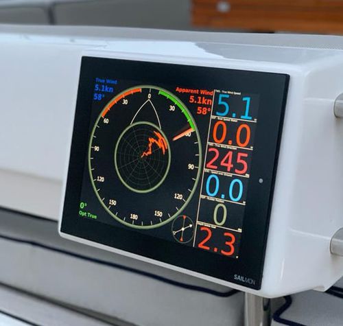 Многофункциональный прибор анемометр - ELEMENT 10 - Sailmon GmbH  - для парусника / цветной / фиксированный