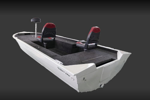 Рыбацкая лодка c подвесным мотором - 450 - SMARTLINER - с боковой консолью / открытая / для спортивной рыбалки