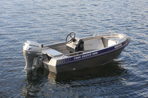 Ботик c подвесным мотором - 300 - Tinn-Silver aluminium boats - открытый / для рыбной ловли / из алюминия