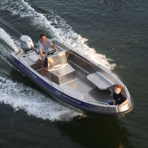 Вспомогательная шлюпка c подвесным мотором - 550 (DCI-Approved) - Tinn-Silver aluminium boats - открытая / для рыбной ловли / из алюминия