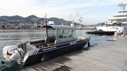 Открытый катер c подвесным мотором - 800 Cabin - Tinn-Silver aluminium boats - с внутренним мотором / с закрытым кокпитом / оффшорный