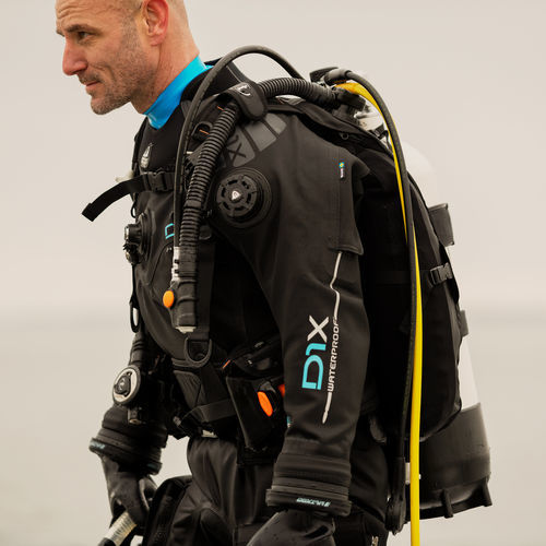 Сухой костюм для дайвинга - D1X - Waterproof Diving GmbH  - цельный / с длинными рукавами / другое