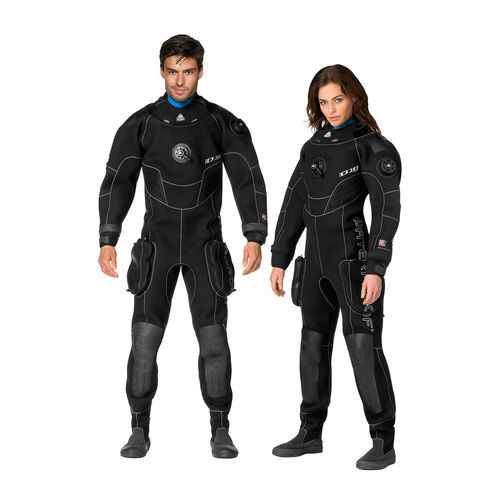 Сухой костюм для дайвинга - D10 - Waterproof Diving GmbH  - с длинными рукавами / цельный / 3.5 mm