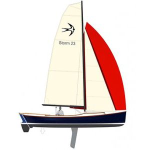 Парусник одного дня - Storm 23 - Swallow Yachts - углеродная мачта / полузаказный