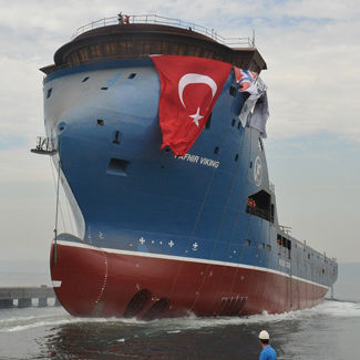 Служебное судно для плавания в открытом море снабжения платформ - PSV - FAFNIR VIKING - Cemre Shipyard